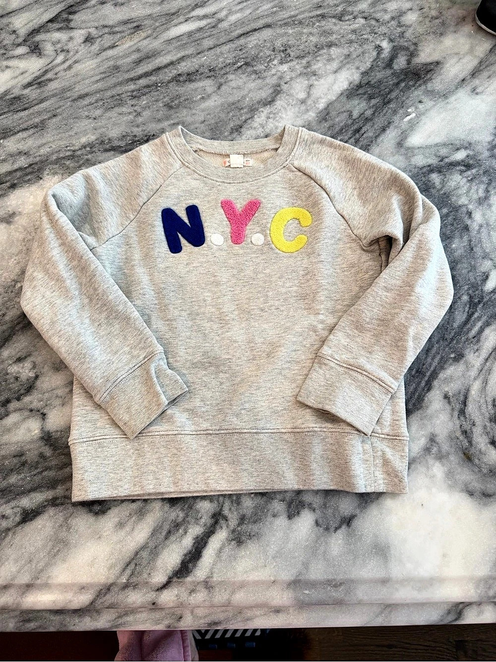 Jcrew girl size 6/7 NYC Graphic Sweatshirt